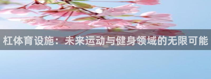 意昂4集团官网网址：杠体育设施：未来运动与健身领域的
