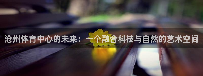 意昂集团官网：沧州体育中心的未来：一个融合科技与自然