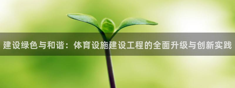 意昂体育4平台注册流程图：建设绿色与和谐：体育设施建