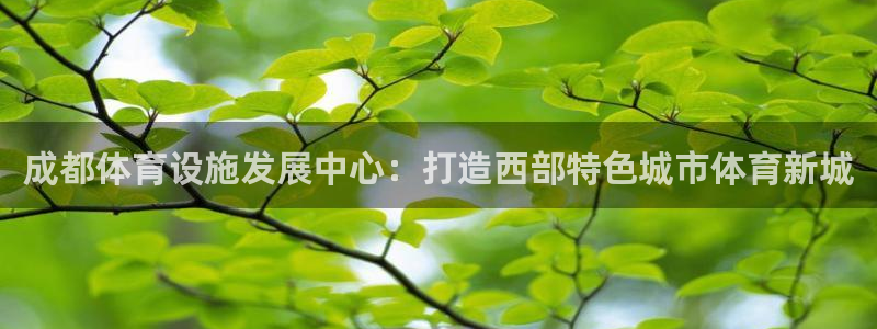 意昂4开户：成都体育设施发展中心：打造西部特色城市体
