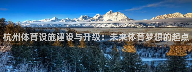 意昂4娱乐首页官网下载：杭州体育设施建设与升级：未来