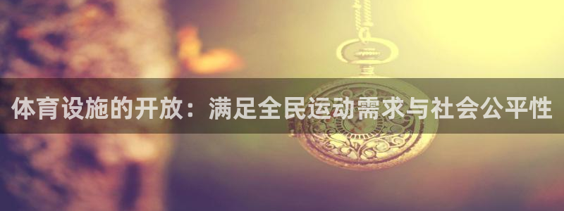 海南意昂体育4发展怎么样：体育设施的开放：满足全民运