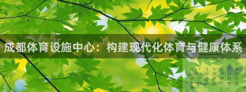 意昂体育4软件：成都体育设施中心：构建现代化体育与健康体系