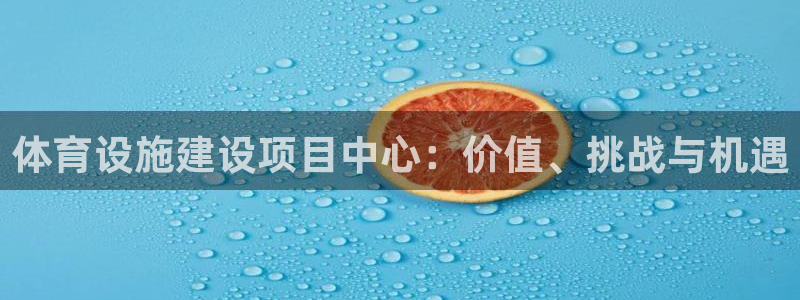 意昂体育4：体育设施建设项目中心：价值、挑战与机遇