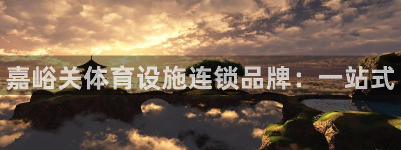 注册意昂4：嘉峪关体育设施连锁品牌：一站式