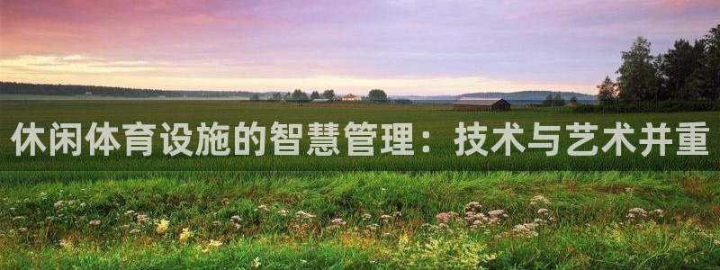 意昂4科技：休闲体育设施的智慧管理：技术与艺术并重