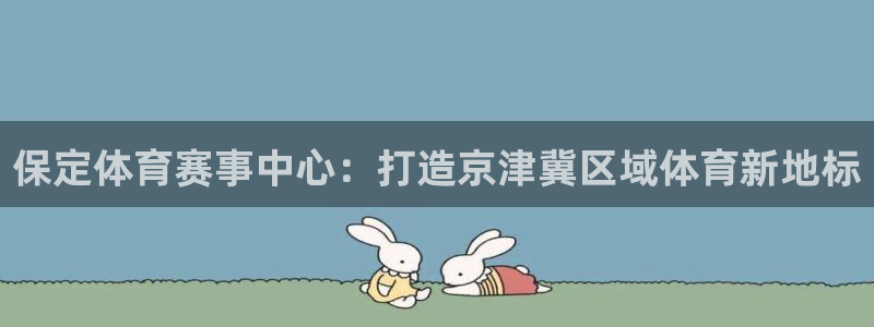 海南意昂体育4发展怎么样：保定体育赛事中心：打造京津冀区域体